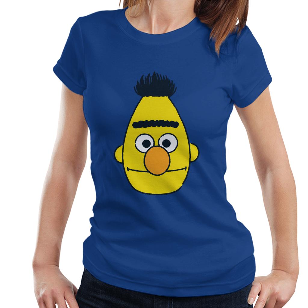 Sesame Street Bert Face Women's T-Shirt-ALL + EVERY