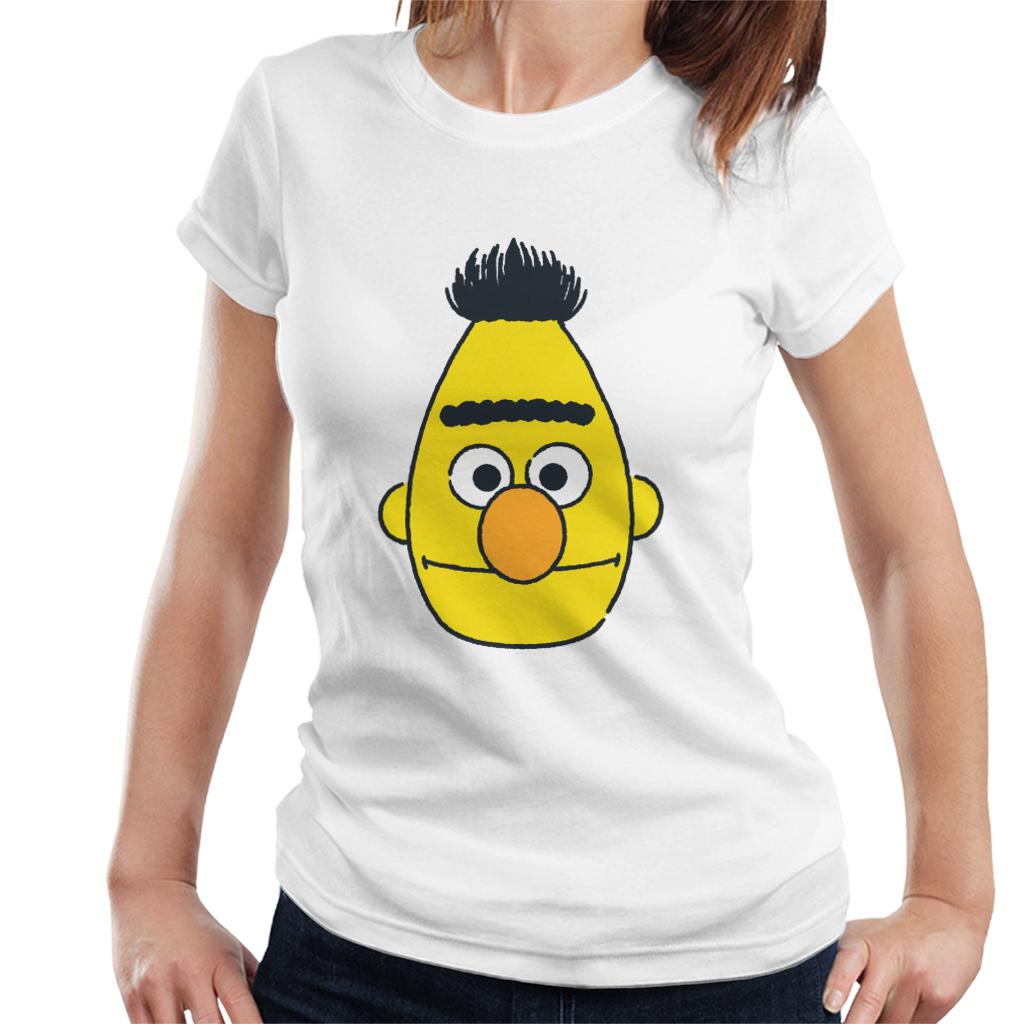 Sesame Street Bert Face Women's T-Shirt-ALL + EVERY