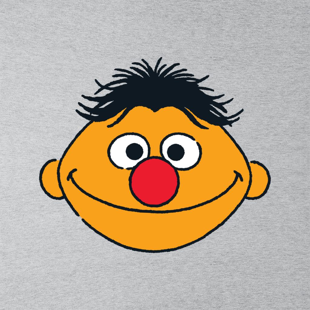 Sesame Street Ernie Face Women's Hooded Sweatshirt-ALL + EVERY