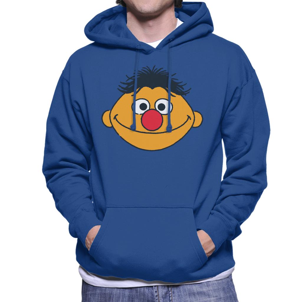 Sesame Street Ernie Face Men's Hooded Sweatshirt-ALL + EVERY