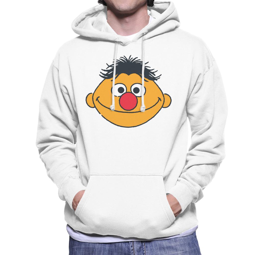Sesame Street Ernie Face Men's Hooded Sweatshirt-ALL + EVERY