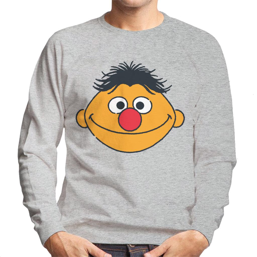 Sesame Street Ernie Face Men's Sweatshirt-ALL + EVERY
