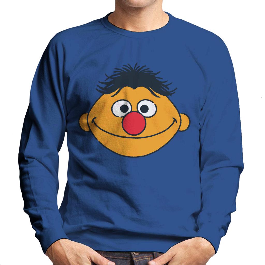 Sesame Street Ernie Face Men's Sweatshirt-ALL + EVERY