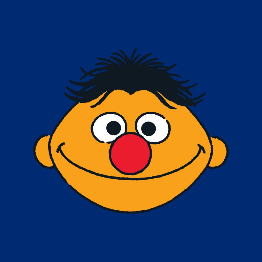 Sesame Street Ernie Face Men's Sweatshirt-ALL + EVERY