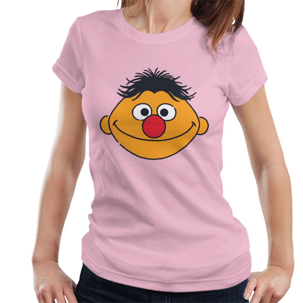 Sesame Street Ernie Face Women's T-Shirt-ALL + EVERY