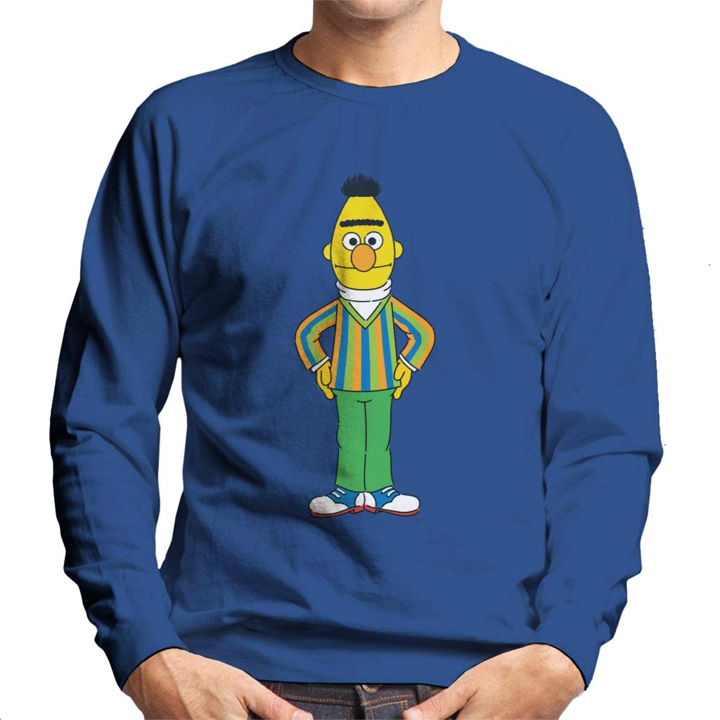 Sesame Street Bert Hands On Hips Men's Sweatshirt-ALL + EVERY