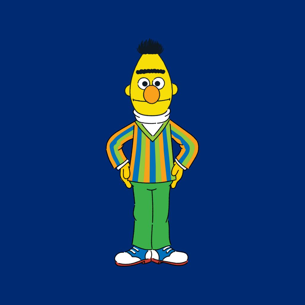 Sesame Street Bert Hands On Hips Men's Sweatshirt-ALL + EVERY