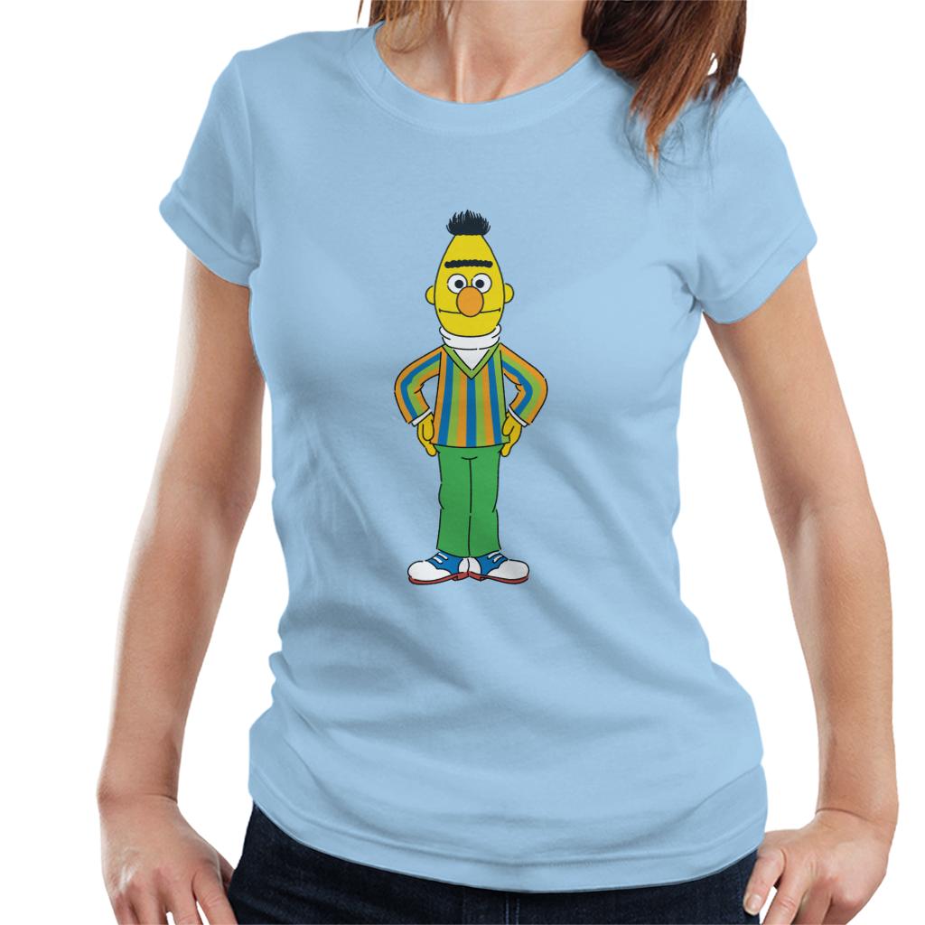 Sesame Street Bert Hands On Hips Women's T-Shirt-ALL + EVERY