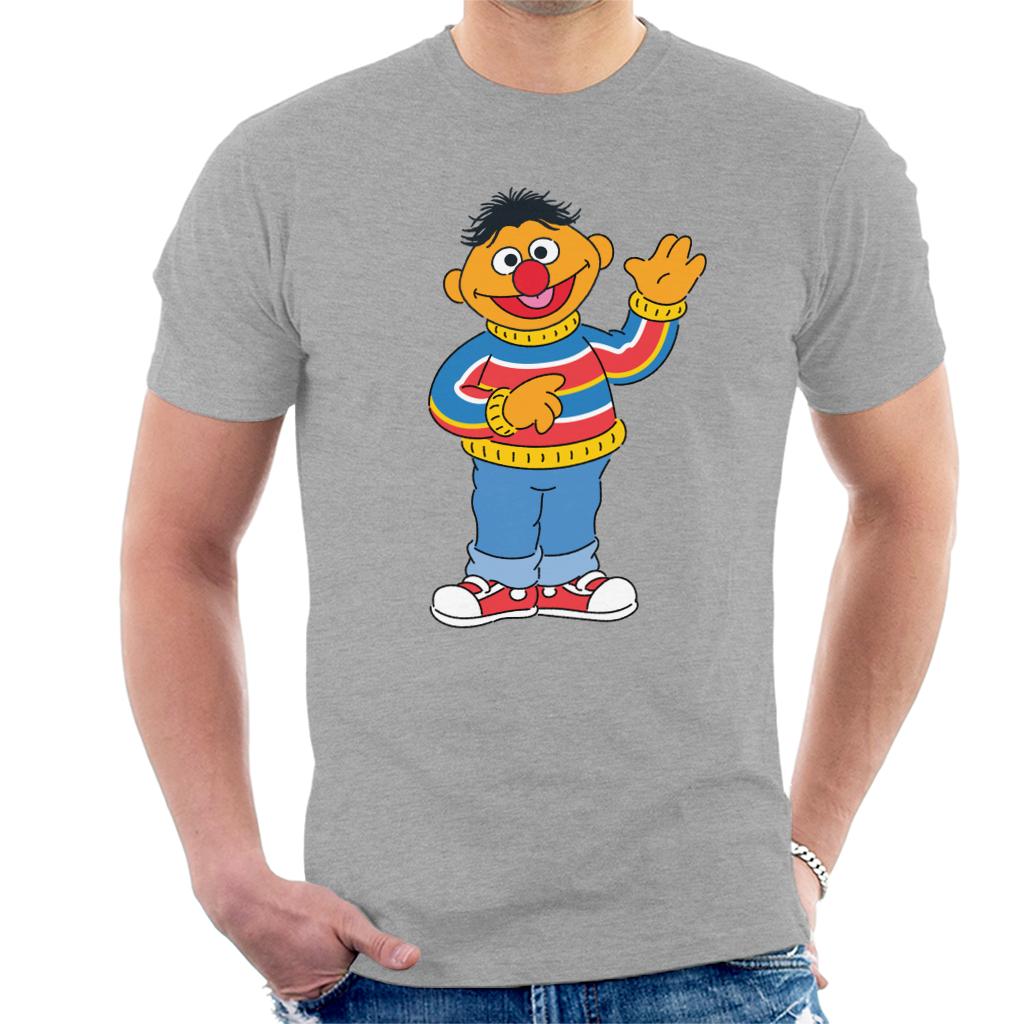 Sesame Street Ernie Wave Men's T-Shirt-ALL + EVERY