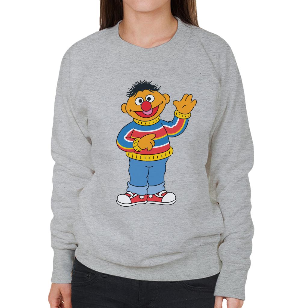 Sesame Street Ernie Wave Women's Sweatshirt-ALL + EVERY