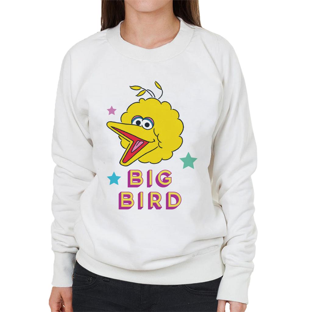 Sesame Street Big Bird Stars Women's Sweatshirt-ALL + EVERY