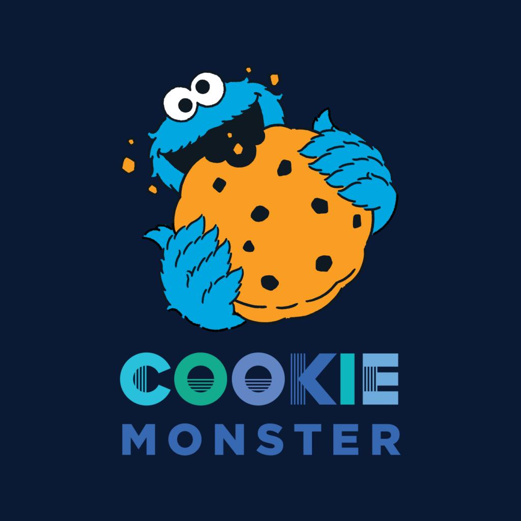 Sesame Street Big Cookie Monster Men's Hooded Sweatshirt-ALL + EVERY