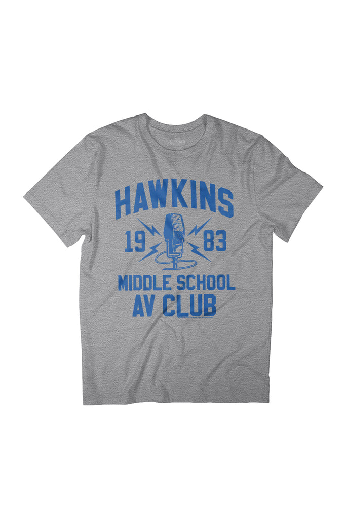 Stranger Things Hawkins Middle School AV Club Women's Relaxed Fit T-Shirt-ALL + EVERY