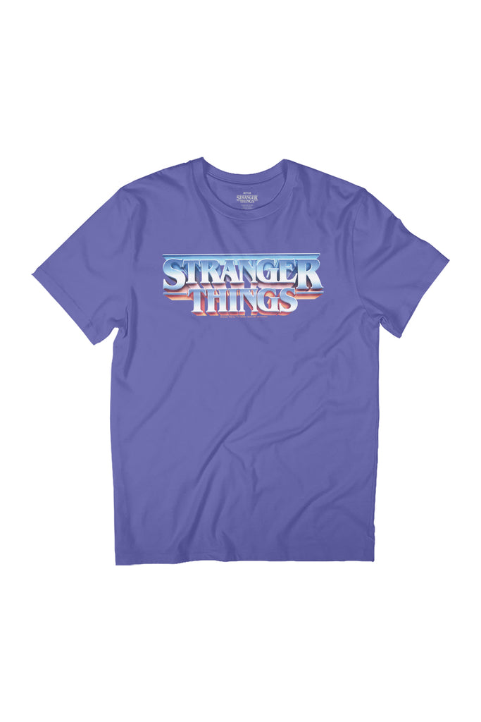 Stranger Things Retro 80s Epic Text Logo Women's Relaxed Fit T-Shirt-ALL + EVERY