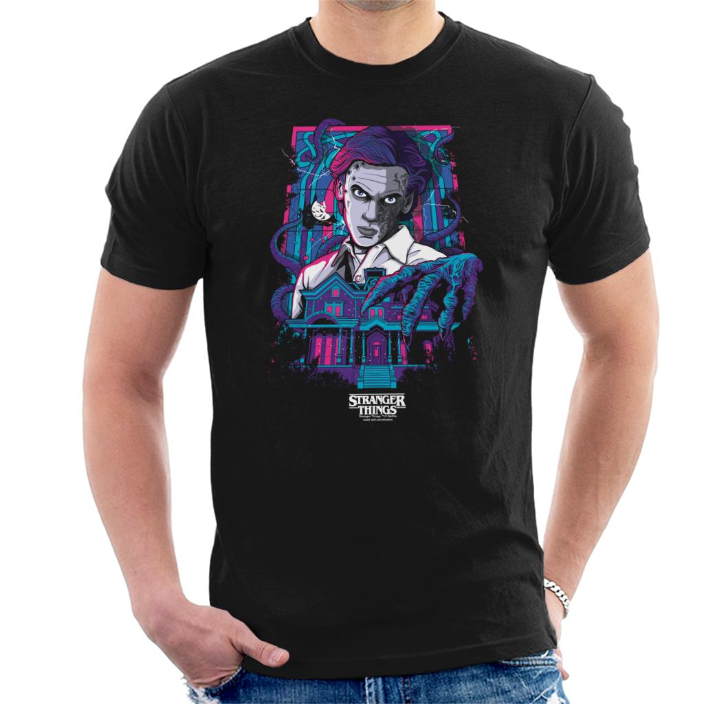 Stranger ThingsHenry Creel Looming Over House Men's T-Shirt