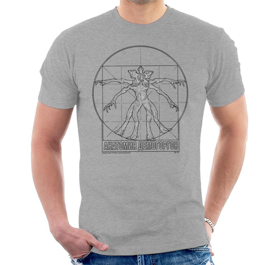 Stranger ThingsVitruvian Demogorgon Men's T-Shirt