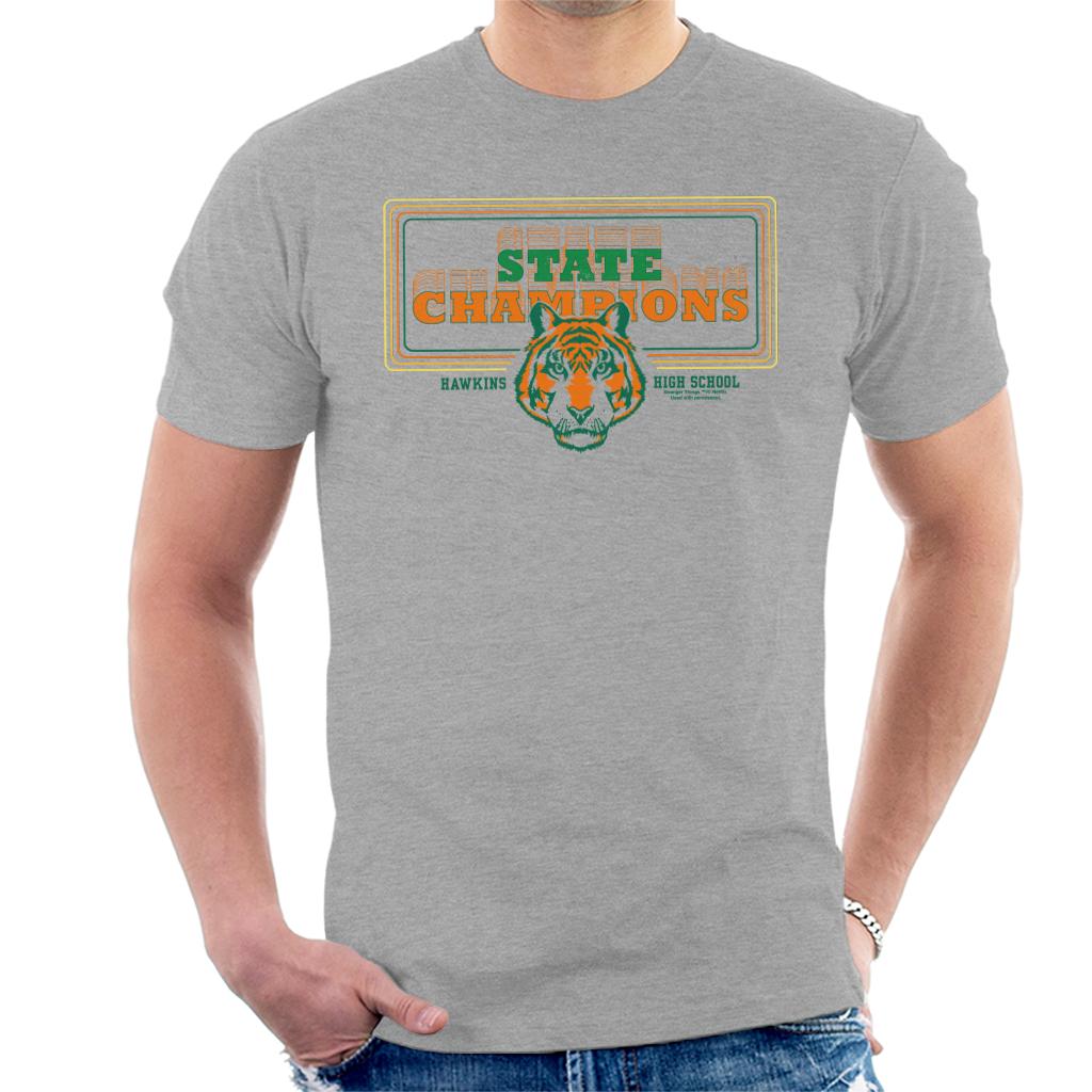 Stranger ThingsHawkins High School Tigers State Champions Men's T-Shirt