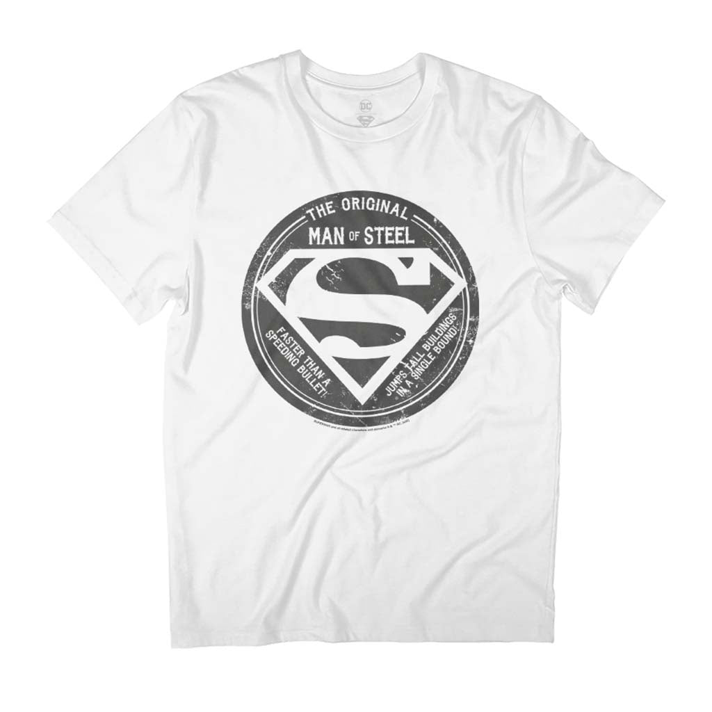 Superman The Original Man Of Steel Retro Men's T-Shirt