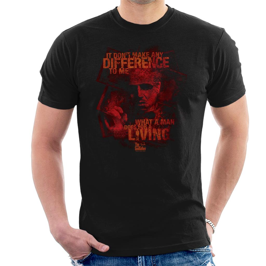 The Godfather Corleone What A Man Does For A Living Men's T-Shirt