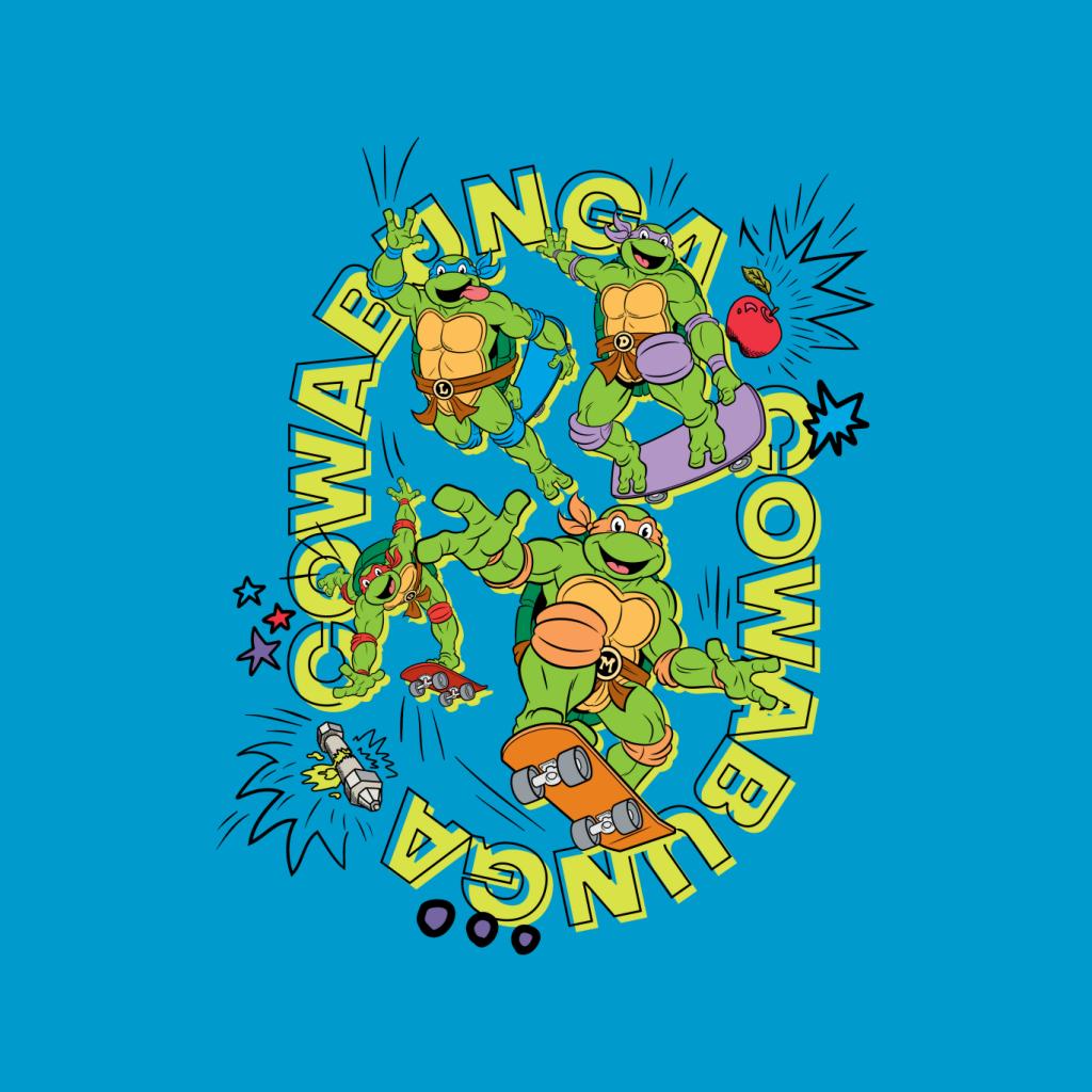 Teenage Mutant Ninja Turtles Skating Cowabunga Kid's Hooded Sweatshirt-ALL + EVERY