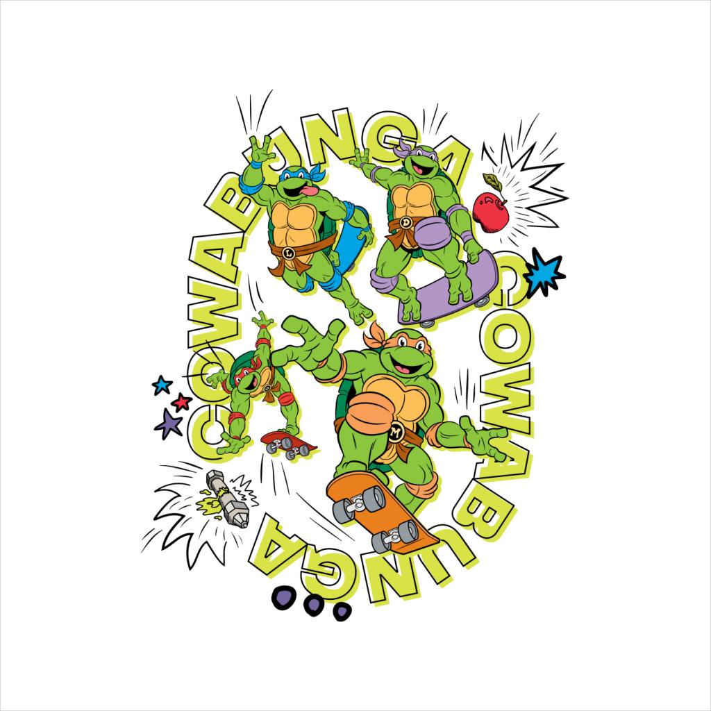 Teenage Mutant Ninja Turtles Skating Cowabunga Kid's Hooded Sweatshirt-ALL + EVERY