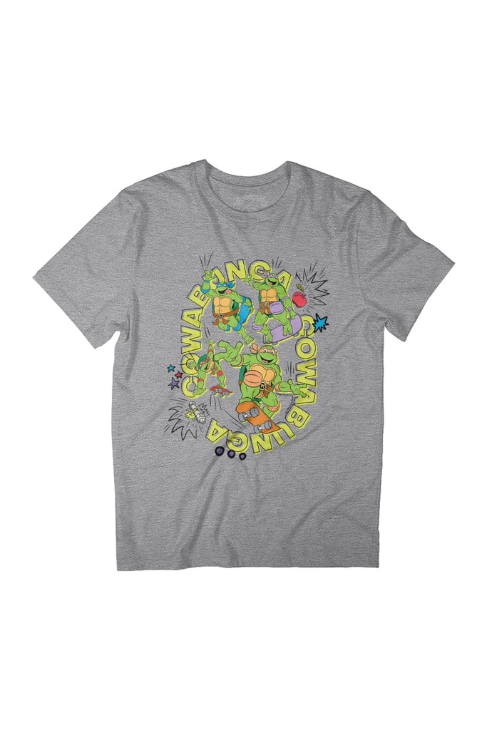 Teenage Mutant Ninja Turtles Raphael & Co Skating Cowabunga Women's Relaxed Fit T-Shirt-ALL + EVERY