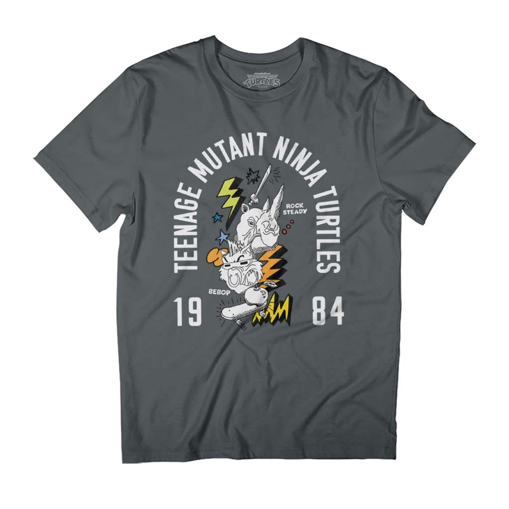 Teenage Mutant Ninja Turtles Bebop And Rocksteady 1984 Men's T-Shirt-ALL + EVERY