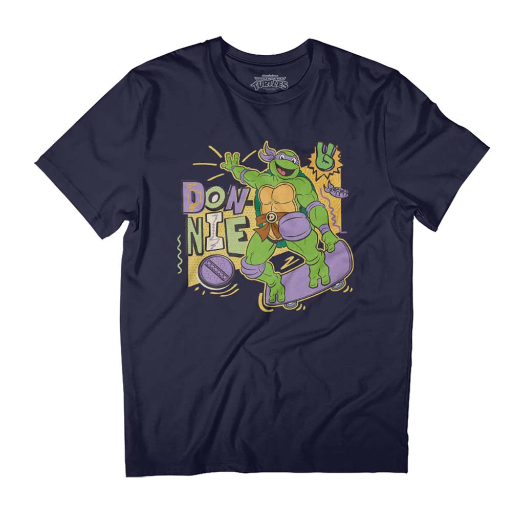 Teenage Mutant Ninja Turtles Donatello Boarding Men's T-Shirt-ALL + EVERY