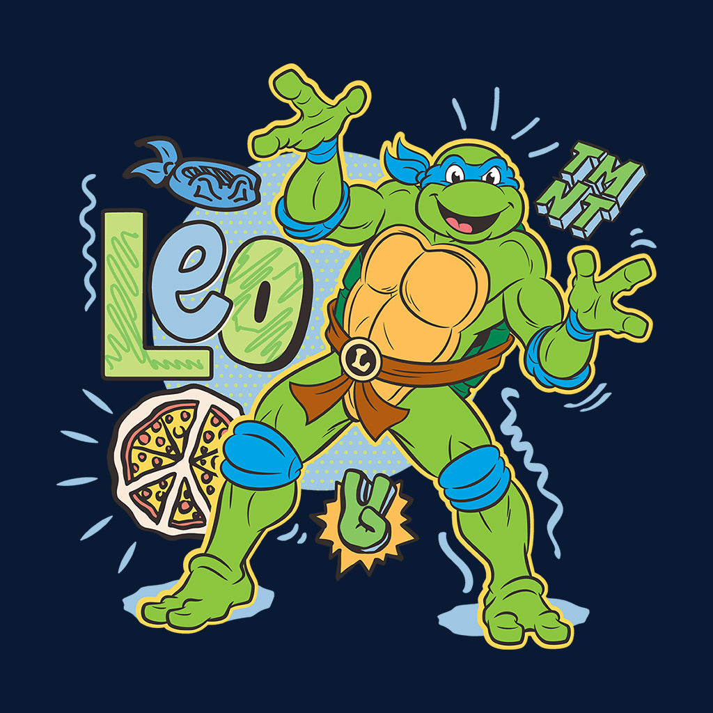 Teenage Mutant Ninja Turtles Leonardo Retro Men's T-Shirt-ALL + EVERY