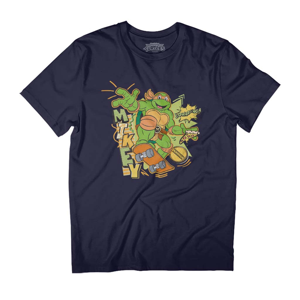 Teenage Mutant Ninja Turtles Michelangelo Boarding Men's T-Shirt-ALL + EVERY