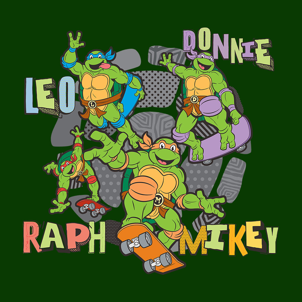 Teenage Mutant Ninja Turtles Leo Donnie Raph And Mikey Men's T-Shirt-ALL + EVERY
