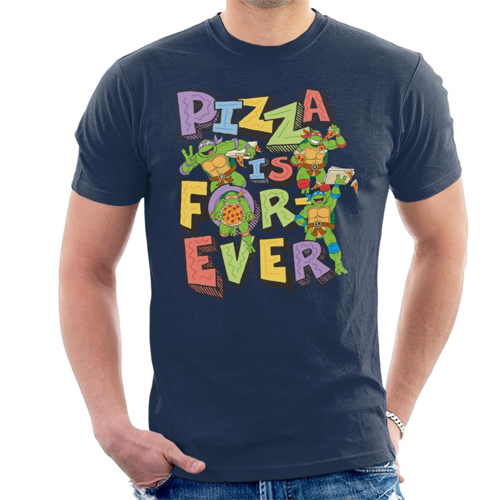 Teenage Mutant Ninja Turtles Pizza Is Forever Men's T-Shirt-ALL + EVERY