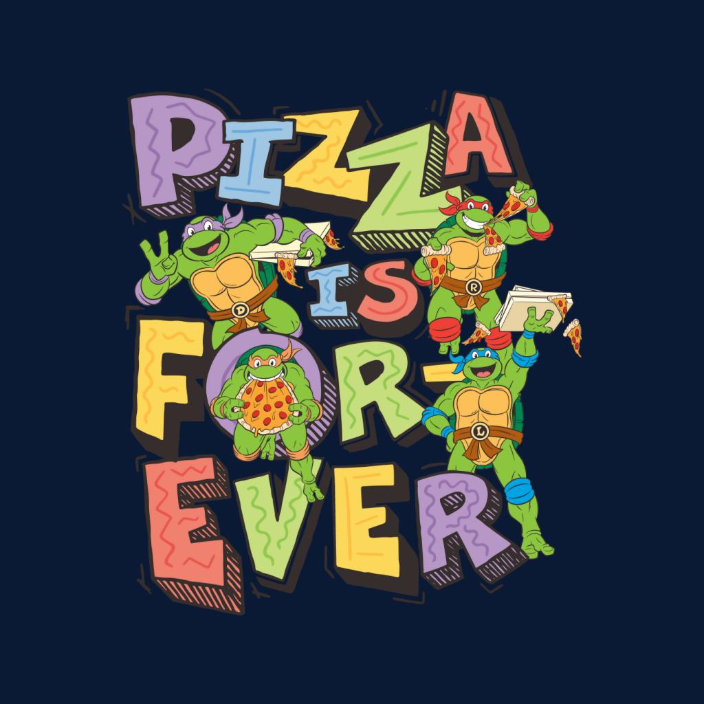 Teenage Mutant Ninja Turtles Pizza Is Forever Men's T-Shirt-ALL + EVERY