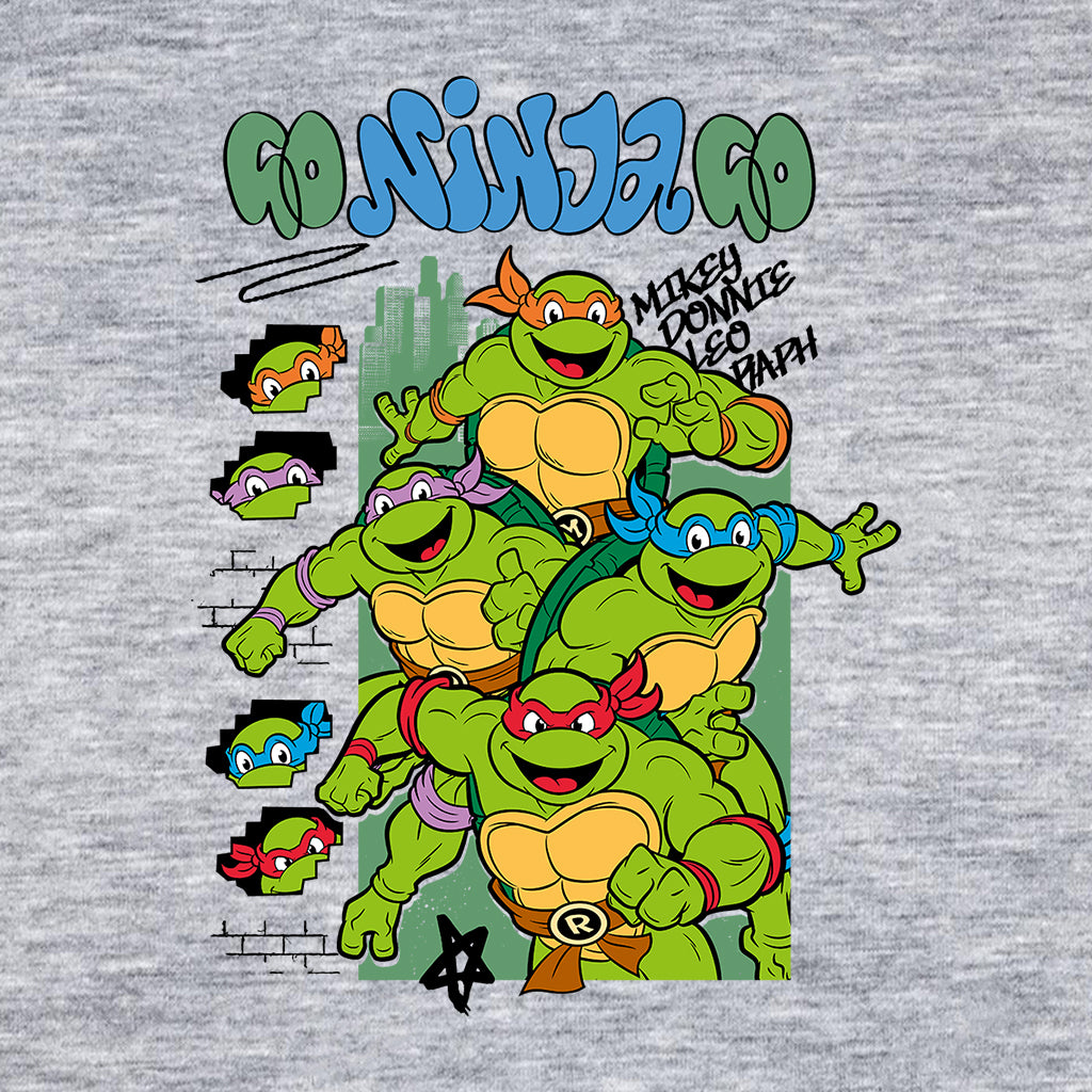 Teenage Mutant Ninja Turtles Go Ninja Go Men's T-Shirt-ALL + EVERY