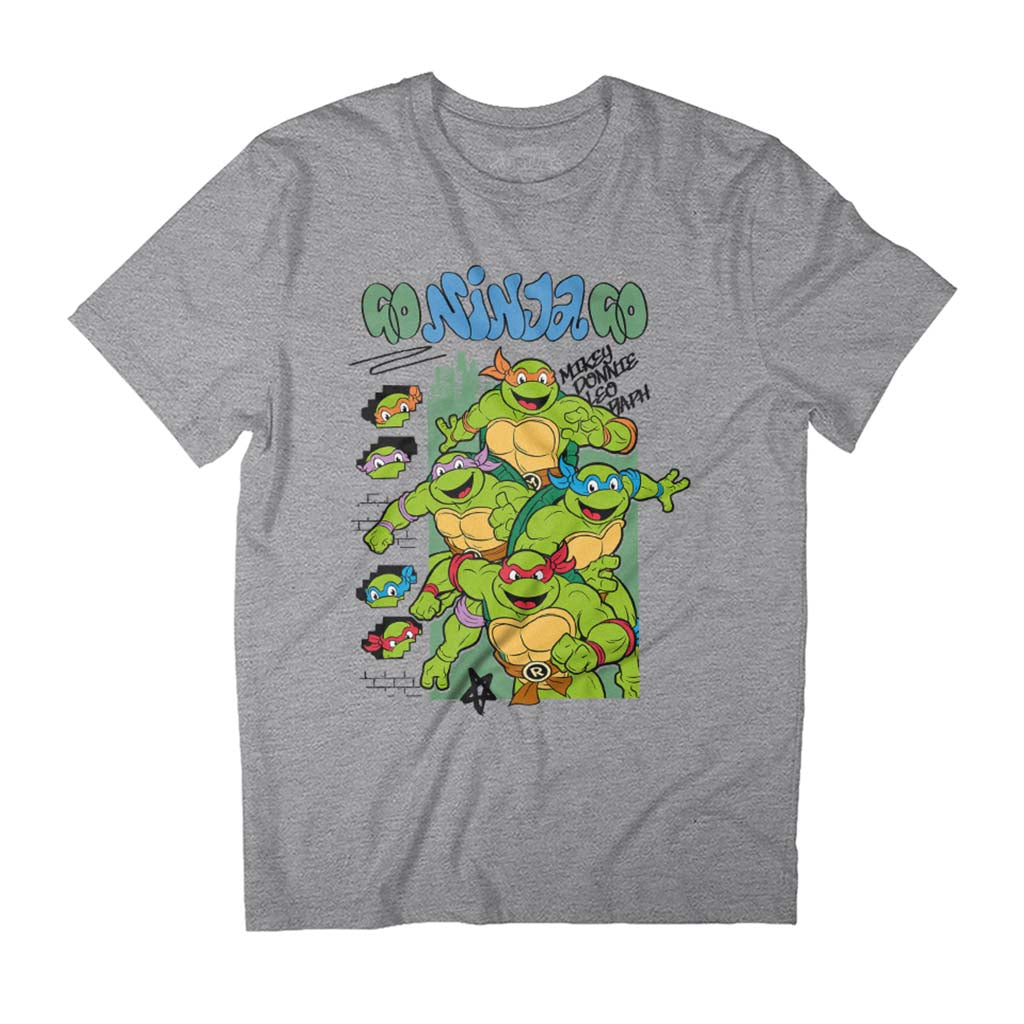 Teenage Mutant Ninja Turtles Go Ninja Go Men's T-Shirt-ALL + EVERY