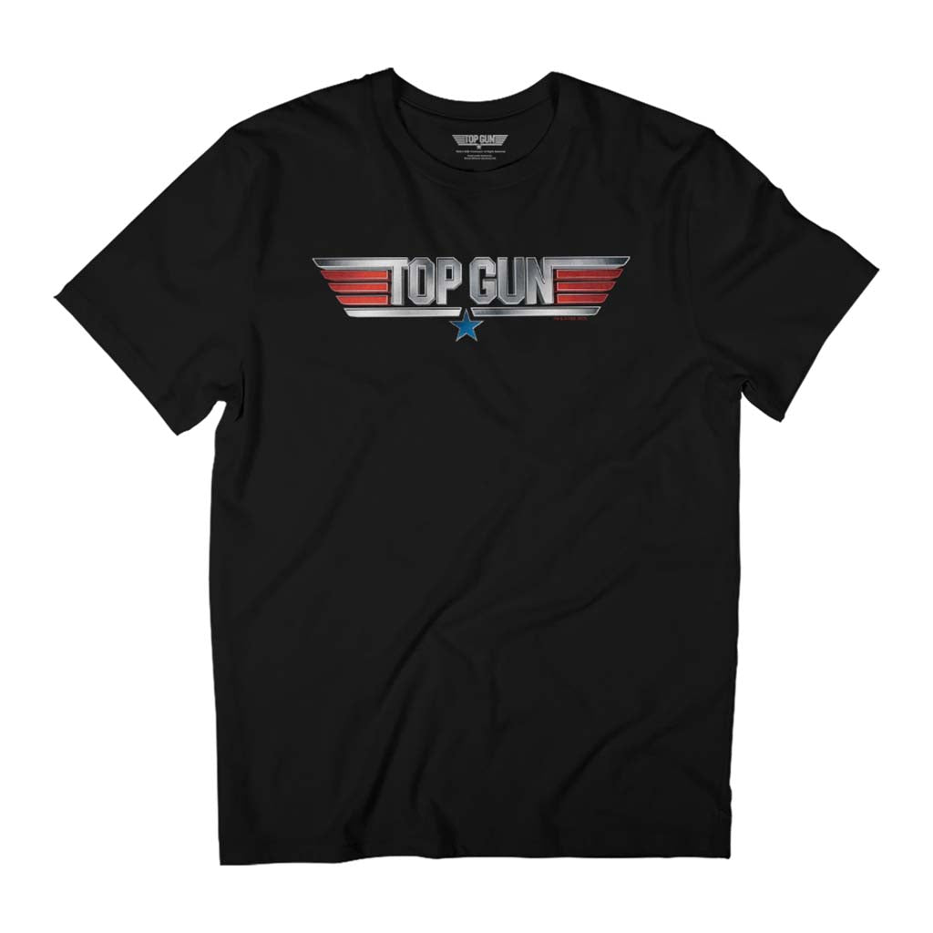 Top Gun Classic Steel Logo Men's T-Shirt-ALL + EVERY