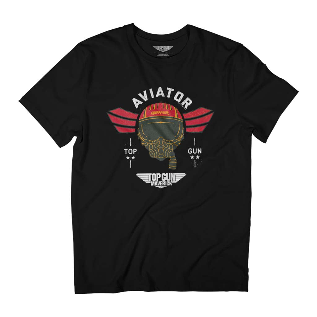 Top Gun Maverick Aviator Lt. Bradly Rooster Bradshaw Helmet Men's T-Shirt-ALL + EVERY