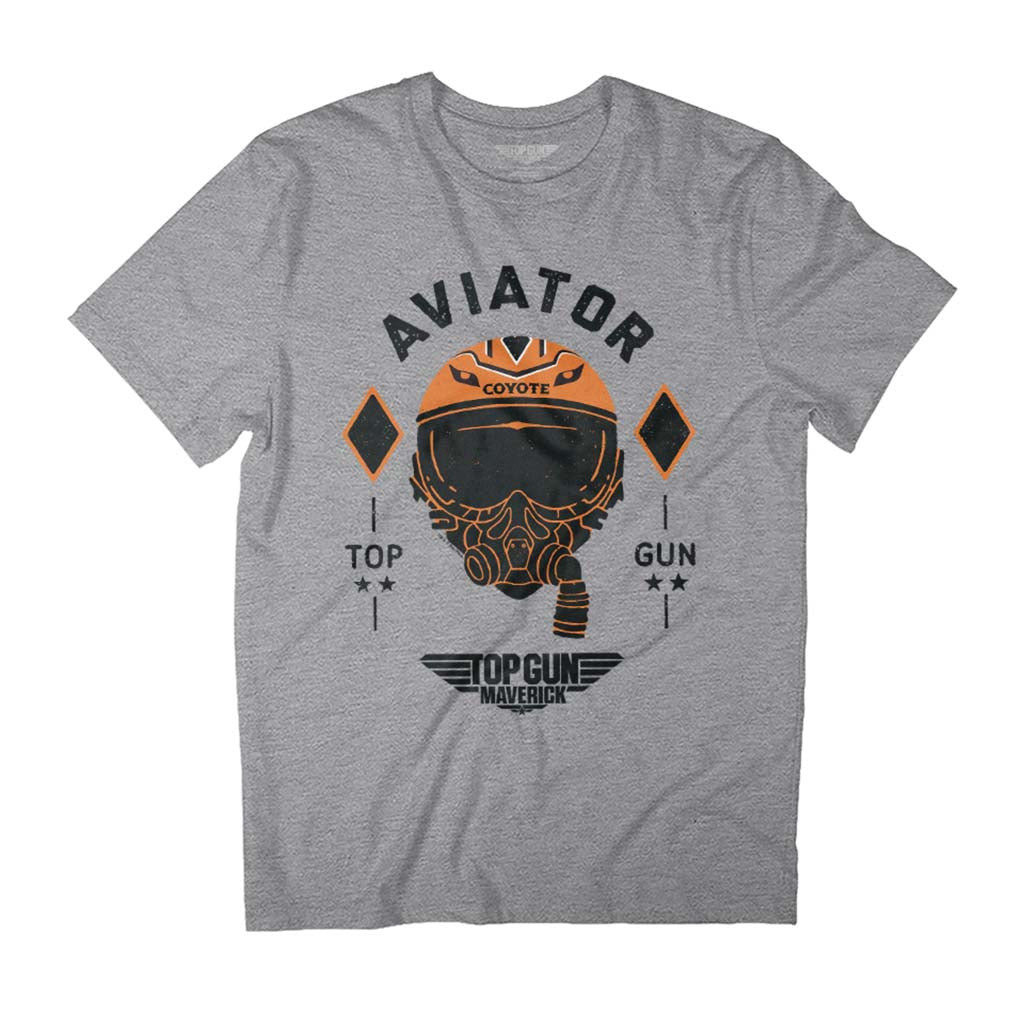 Top Gun Maverick Aviator Lt. Javy Coyote Machado Helmet Men's T-Shirt-ALL + EVERY