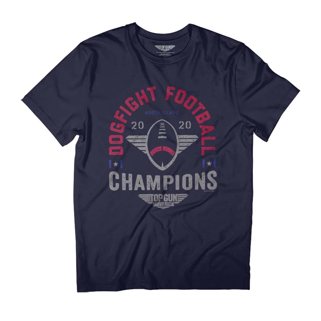 Top Gun Maverick Dogfight Football Champions 2020 Men's T-Shirt-ALL + EVERY