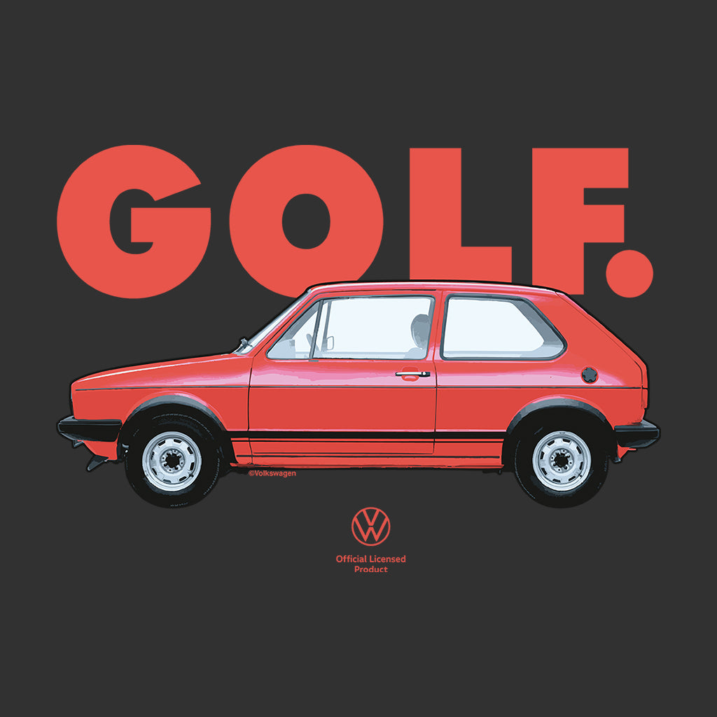 Volkswagen Golf GTI Mk1 Red Retro Men's T-Shirt-ALL + EVERY
