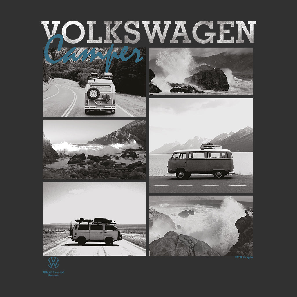 Volkswagen Camper Retro Adventure Photos Men's T-Shirt-ALL + EVERY