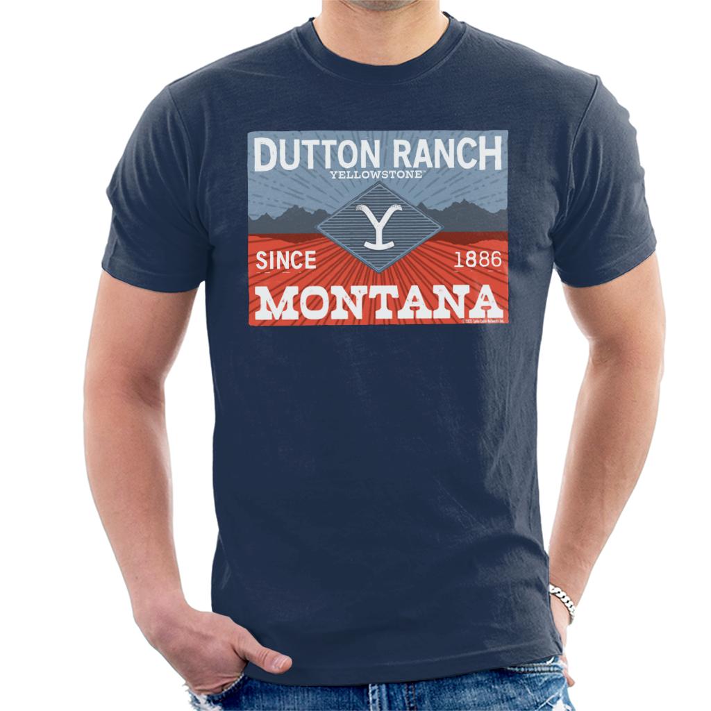 Yellowstone Dutton Ranch Since 1886 Men's T-Shirt