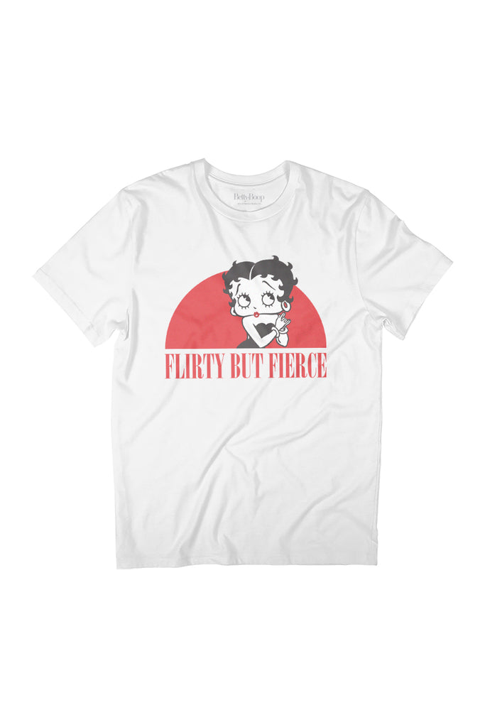 Betty Boop Confident Flirty But Fierce Women's Relaxed Fit T-Shirt-ALL + EVERY