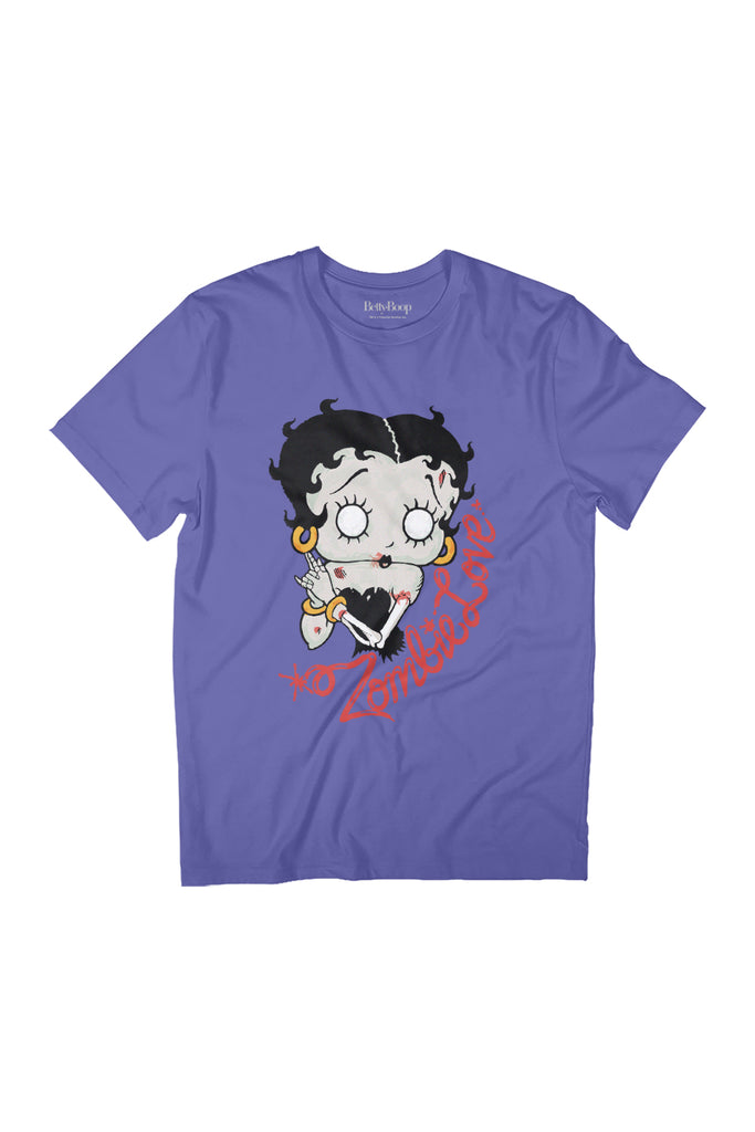 Betty Boop Zombie Love Halloween Women's Relaxed Fit T-Shirt-ALL + EVERY