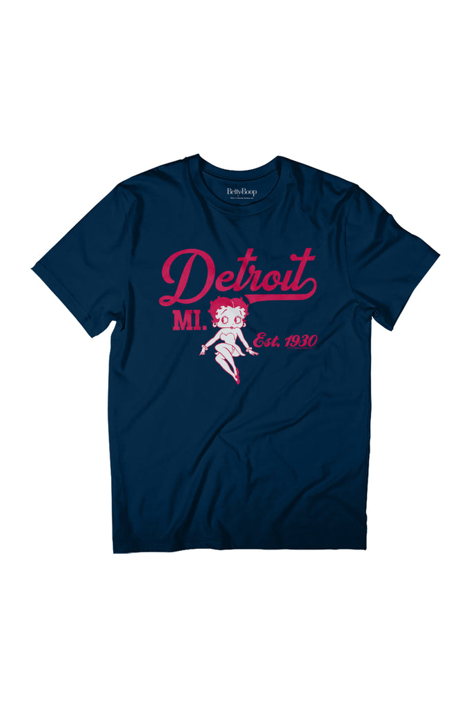 Betty Boop Detroit MI. Est 1930 Women's Relaxed Fit T-Shirt-ALL + EVERY