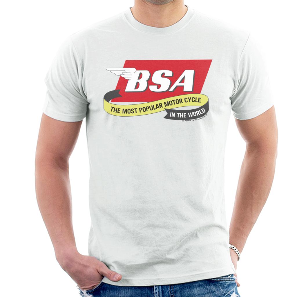 BSA Wingtip Logo Most Popular Motor Cycle Men's T-Shirt