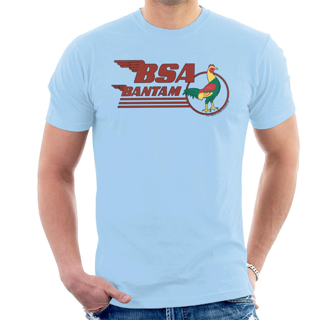 BSA Bantam Motorcycles Cockerel Logo Men's T-Shirt
