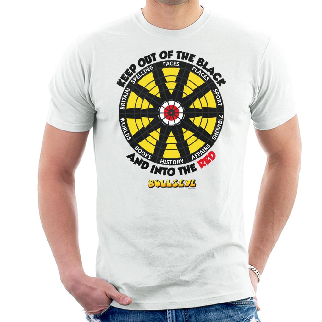 Bullseye Stay Out Of The Black And Into The Red Men's T-Shirt