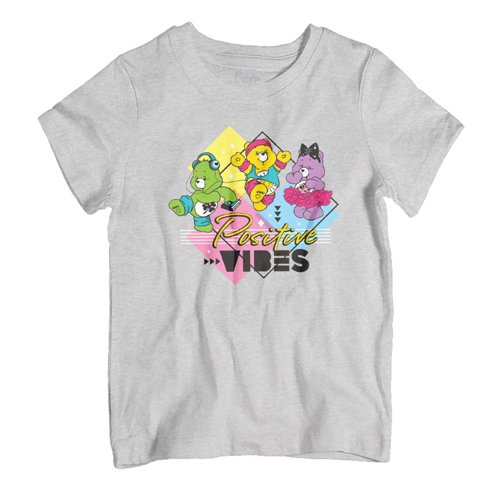 Care Bears Good Luck Bear Positive Vibes Kid's T-Shirt