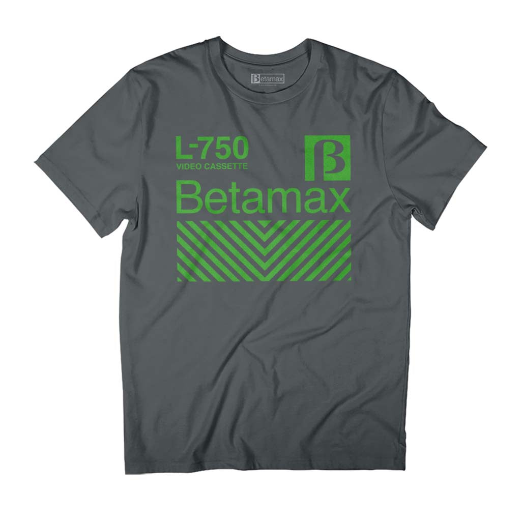Betamax Green L 750 Video Cassette Men's T-Shirt